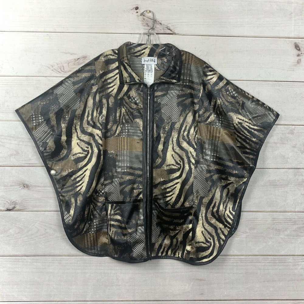 Joseph Ribkoff Animal Print Poncho Style